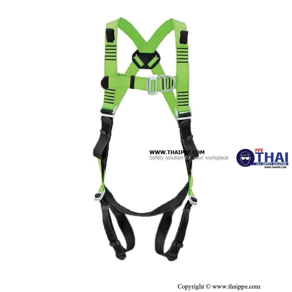 BEST BS HI VIZ 01  เข็มขัดนิรภัยเต็มตัวแบบสะท้อนแสง (Full body harness) # BESTSAFE