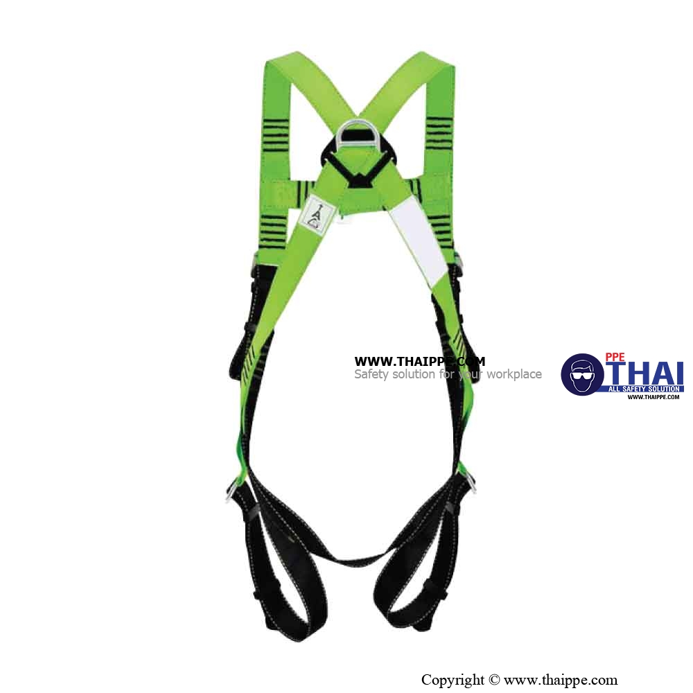 BEST BS HI VIZ 01  เข็มขัดนิรภัยเต็มตัวแบบสะท้อนแสง (Full body harness) # BESTSAFE