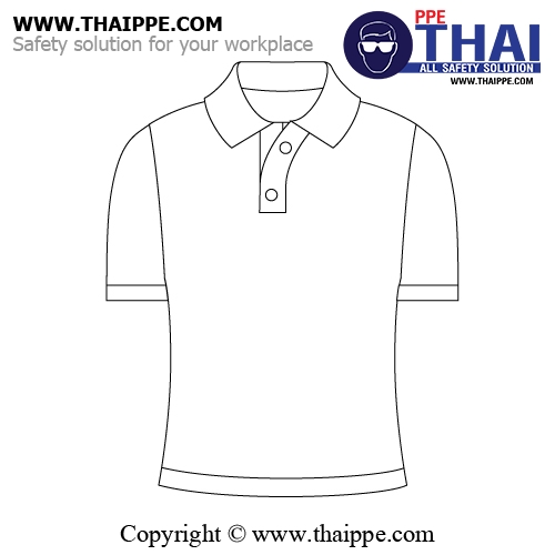  เสื้อ POLO-ผู้หญิง แบบไม่มีกระเป๋าหน้าอก ผ้า TC