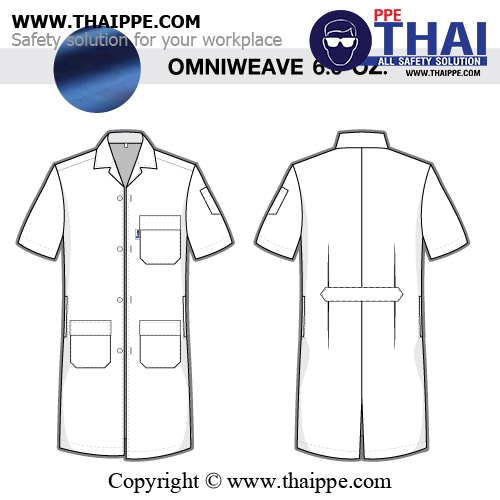 ชุดเสื้อกราวน์  แขนสั้น Style 04 #ผ้า Omniweave 6 Oz.