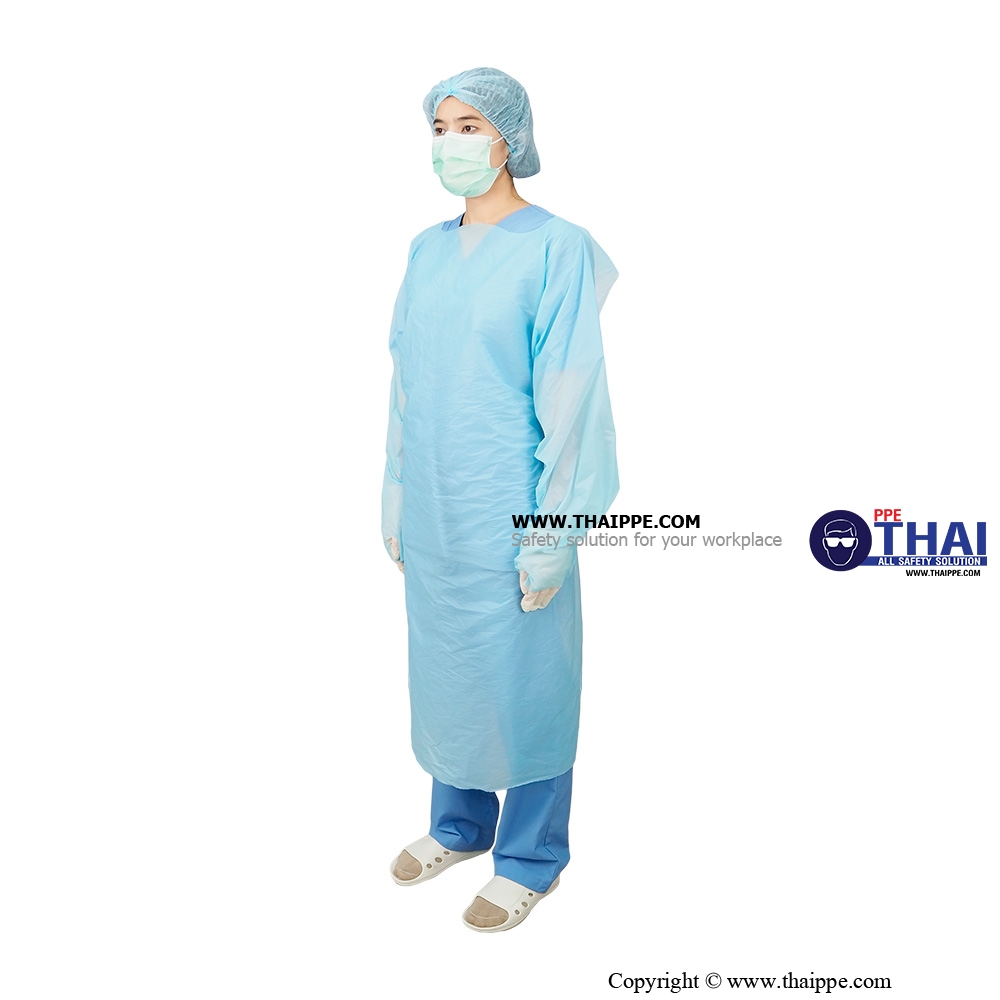 ISOLATE GOWN [CPE] # BESTSAFE ชุดกาวน์พลาสติก [CPE]