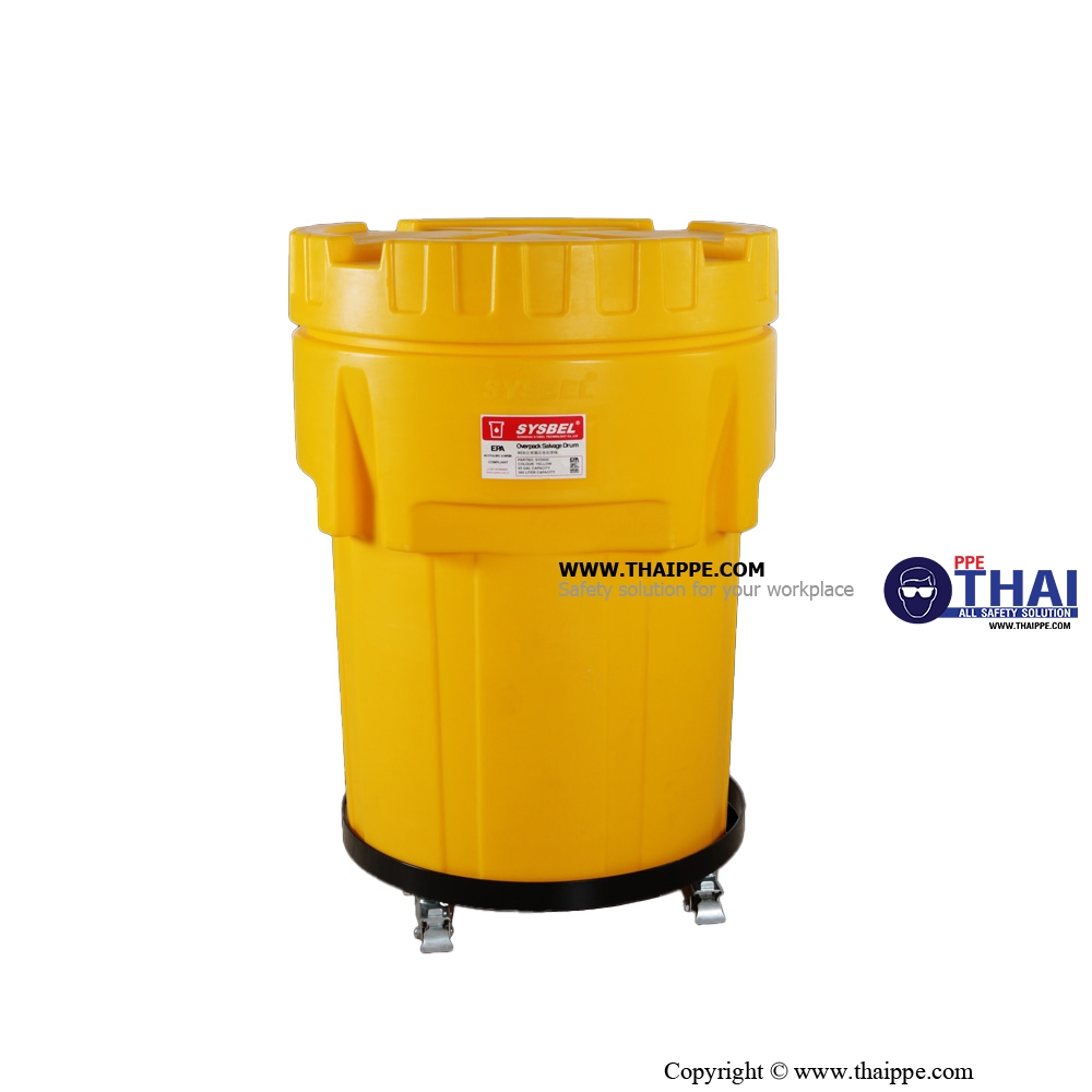 SYD950 ถังขยะสารเคมี Salvage Drum 95 Gal/360 L Size : 104 x 78.5 x 78.5 cm. SYSBEL