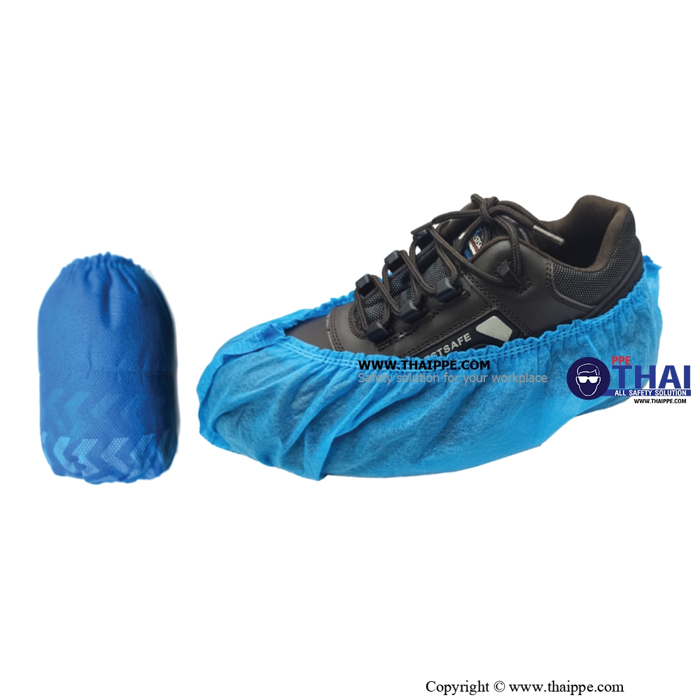 COVER SHOE PPSB BESTSAFE COVER 001 PL ถุงคลุมเท้าสปันบอนด์ PPSB แบบใช้แล้วทิ้ง Disposable