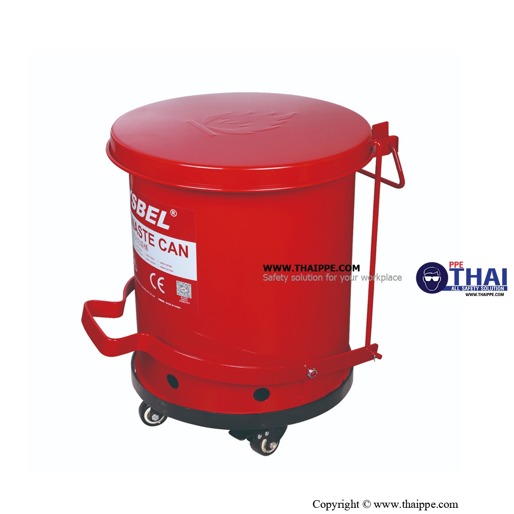 SYSBEL-21 gallon ถังขยะสำหรับเปื้อนเคมี น้ำมัน WA8109700 SYSBEL