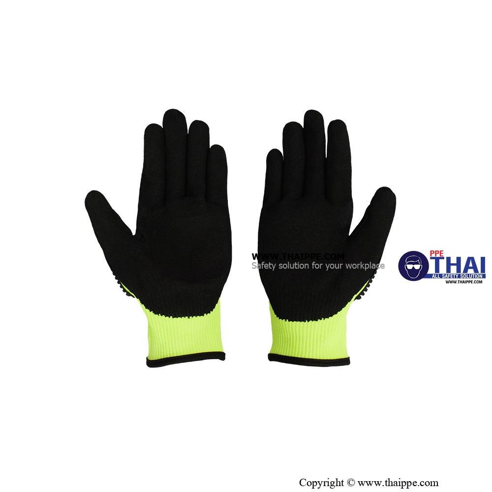 BS-RESCUE CUT & IMPACT RESISTANT GLOVE [DY1350AC-HYBLK] ถุงมือผ้าสำหรับงานทนแรงกระแทก