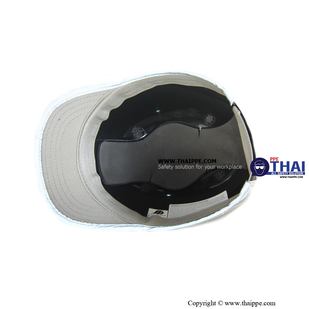 BSH-10-REFLECTIVE [GY] หมวกนิรภัยเสริมโครงไฟเบอร์กลาสสะท้อนแสง BESTSAFE  สี : เทา