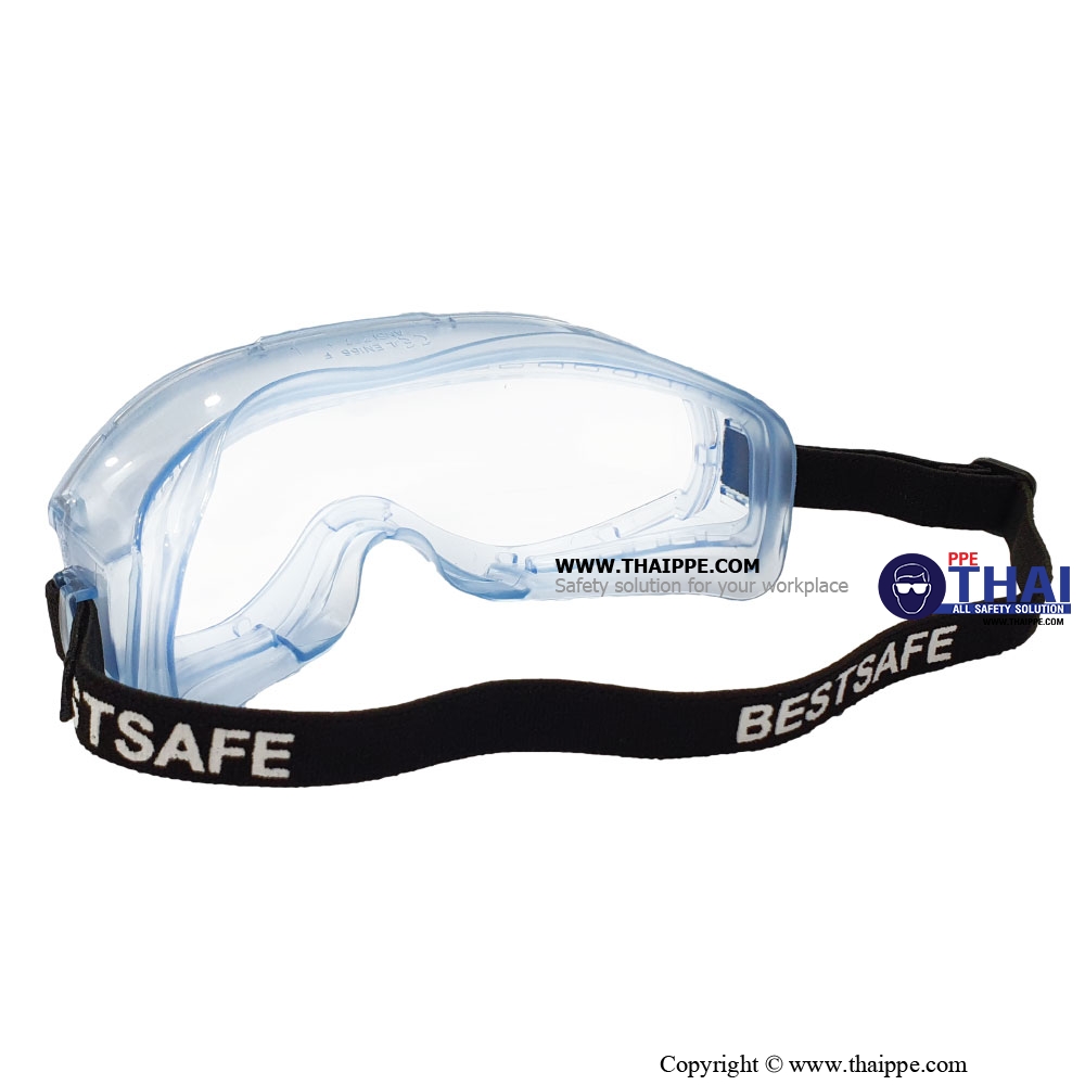 Goggle20 แว่นครอบตานิรภัยเลนส์ใส ยี่ห้อ BESTSAFE