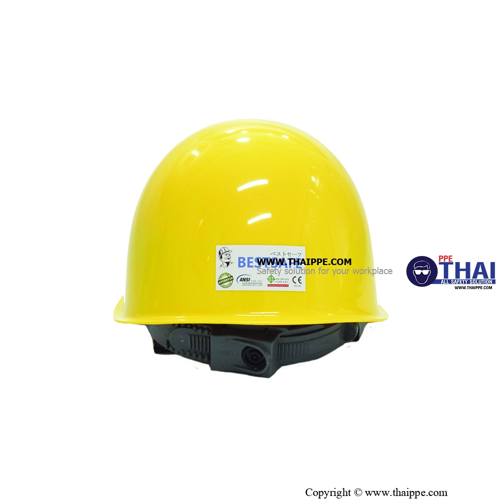 BSH-07 หมวกนิรภัยทรงญี่ปุ่น J-TECH BESTSAFE สี : เหลือง