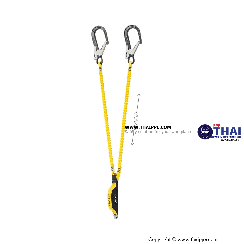 เข็มขัดเต็มตัว (SET - Full body harness) # PETZL - AVAO BOD CROLL FAST harness +ABSORBICA Y150 MGO absorb lanyard