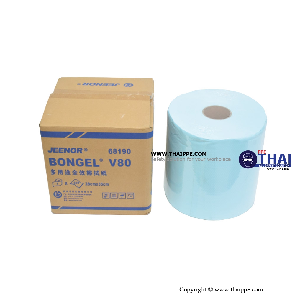 V80 JEENOR wiper 68190 # jumbo roll บรรจุ 500 Sheet / PCS