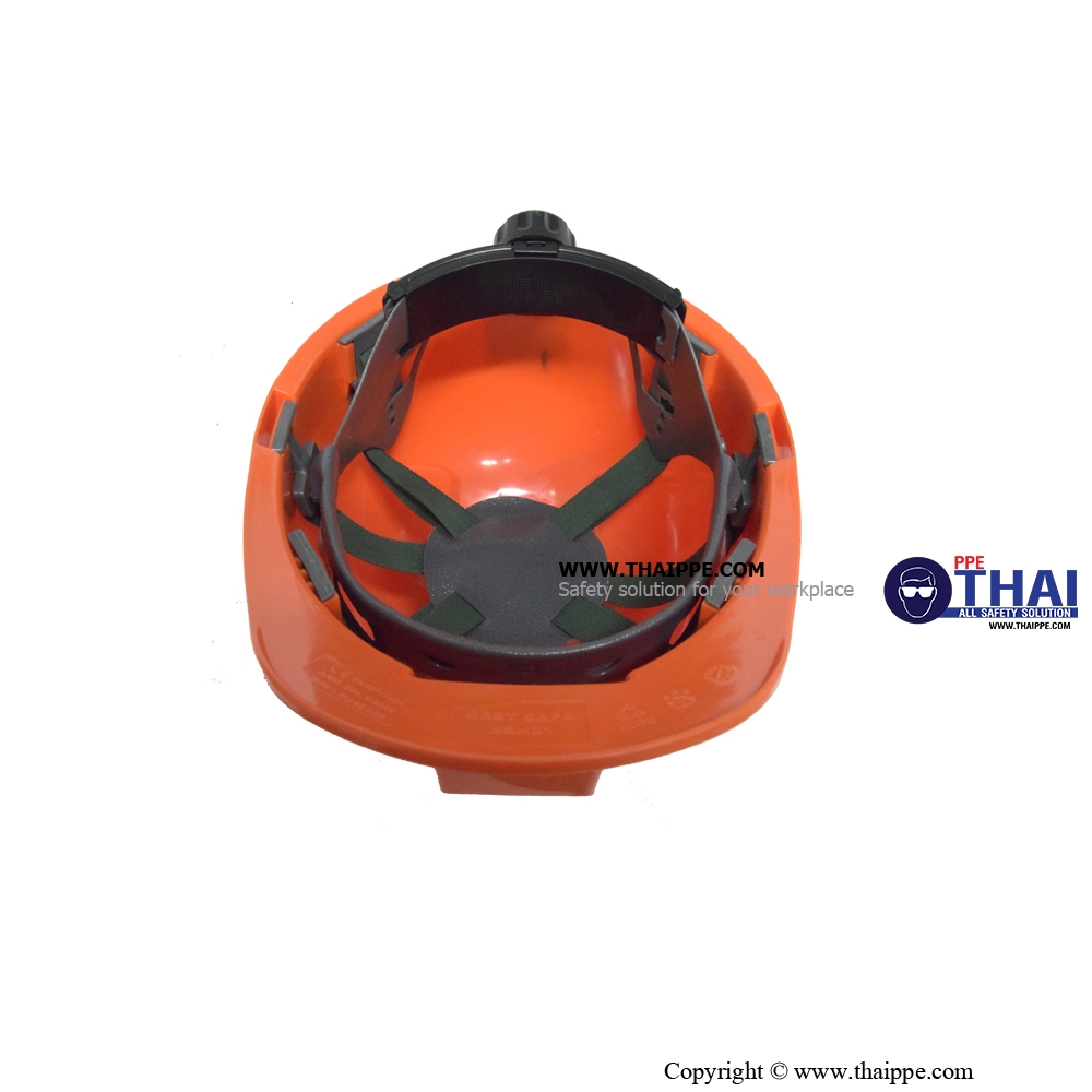 BSH-01 (H-BEST) หมวกนิรภัยแบบปรับหมุน BESTSAFE  สี : สีส้ม