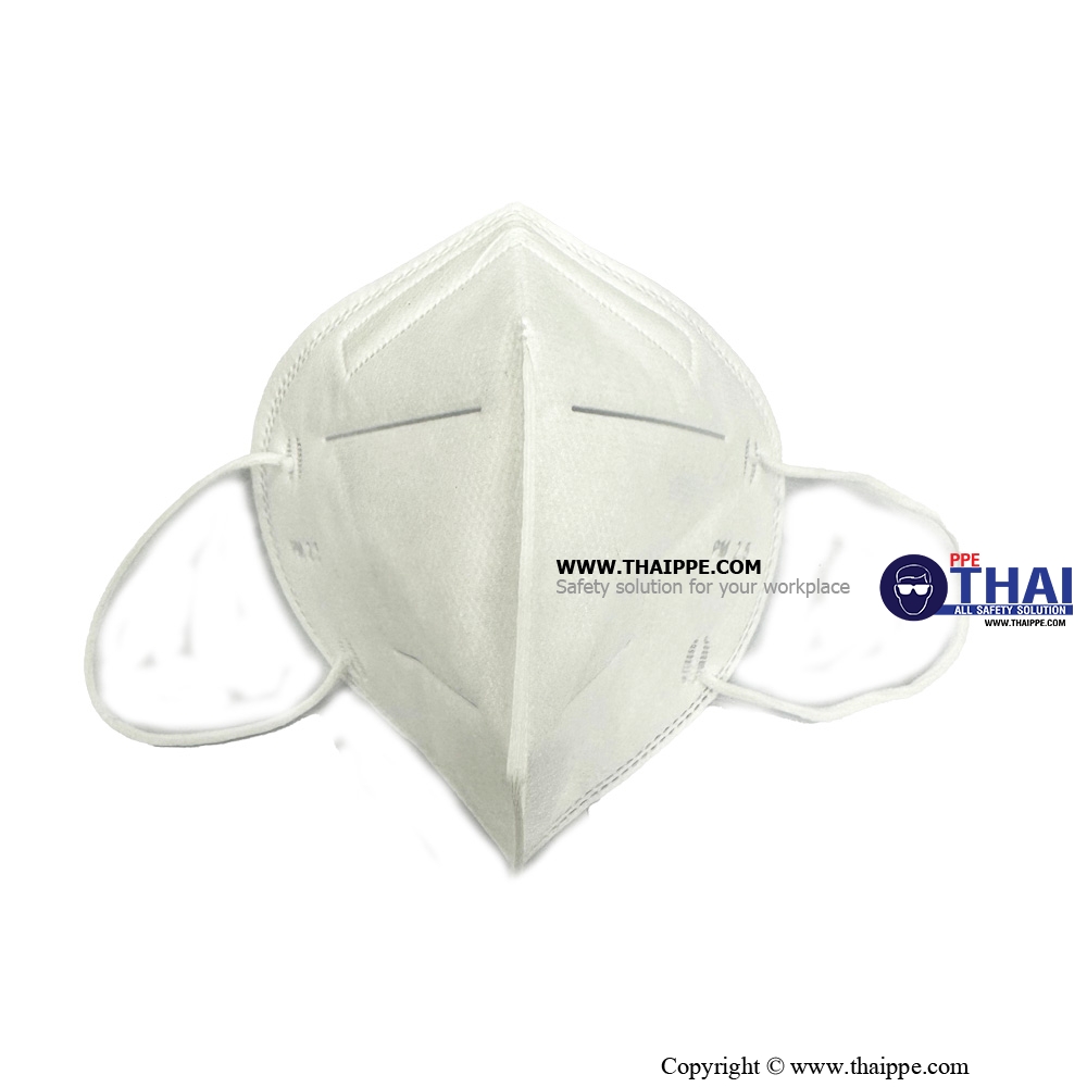 BS-201 # BESTSAFE Folding mask, FFP2 - ผ้าปิดจมูกแบบสายคล้องหู (S/M), KN95 | FFP2 # BESTSAFE [50 pcs/Box]