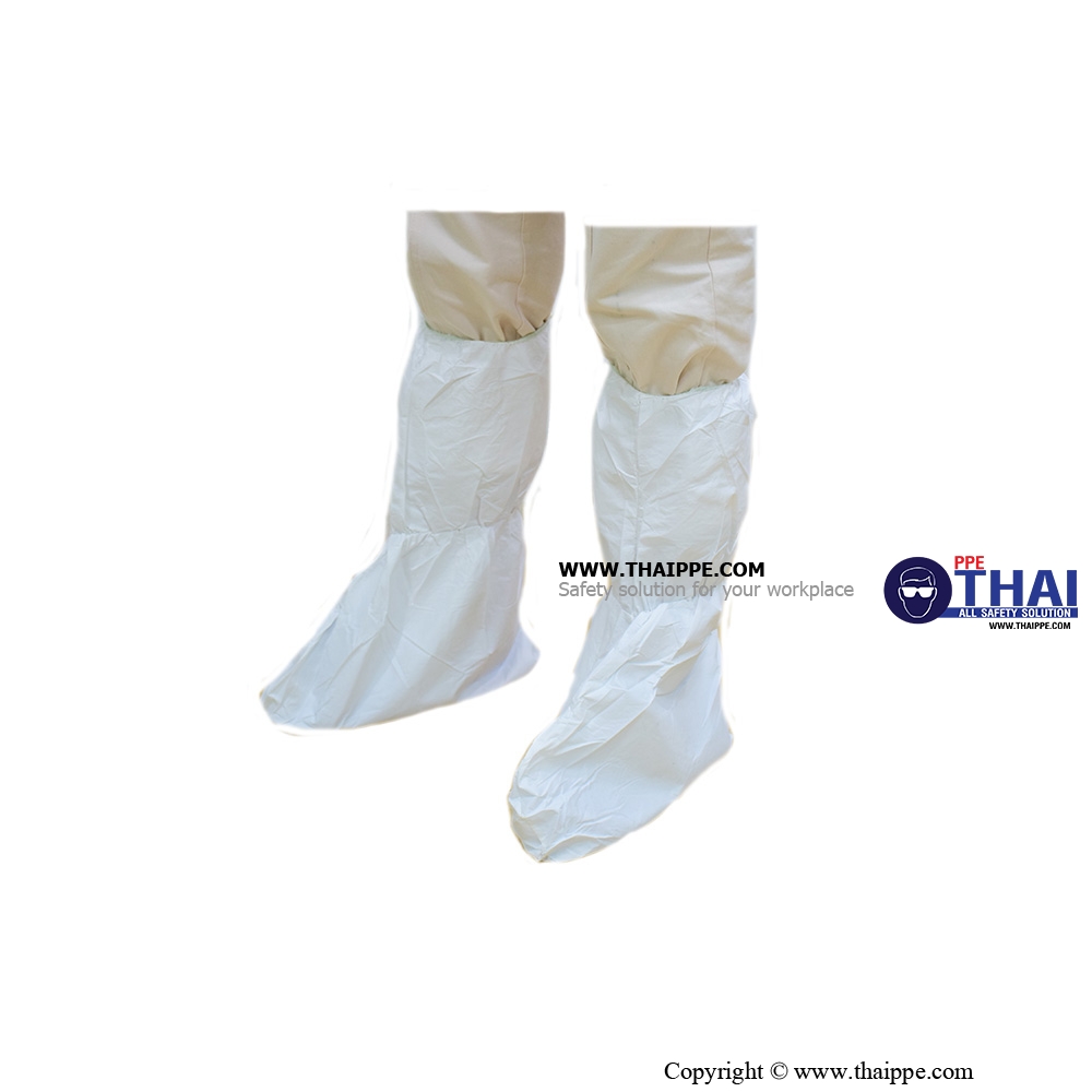 DISPOSABLE BOOT COVER ถุงคลุมรองเท้าป้องกันเชื้อโรค เนื้อ PE