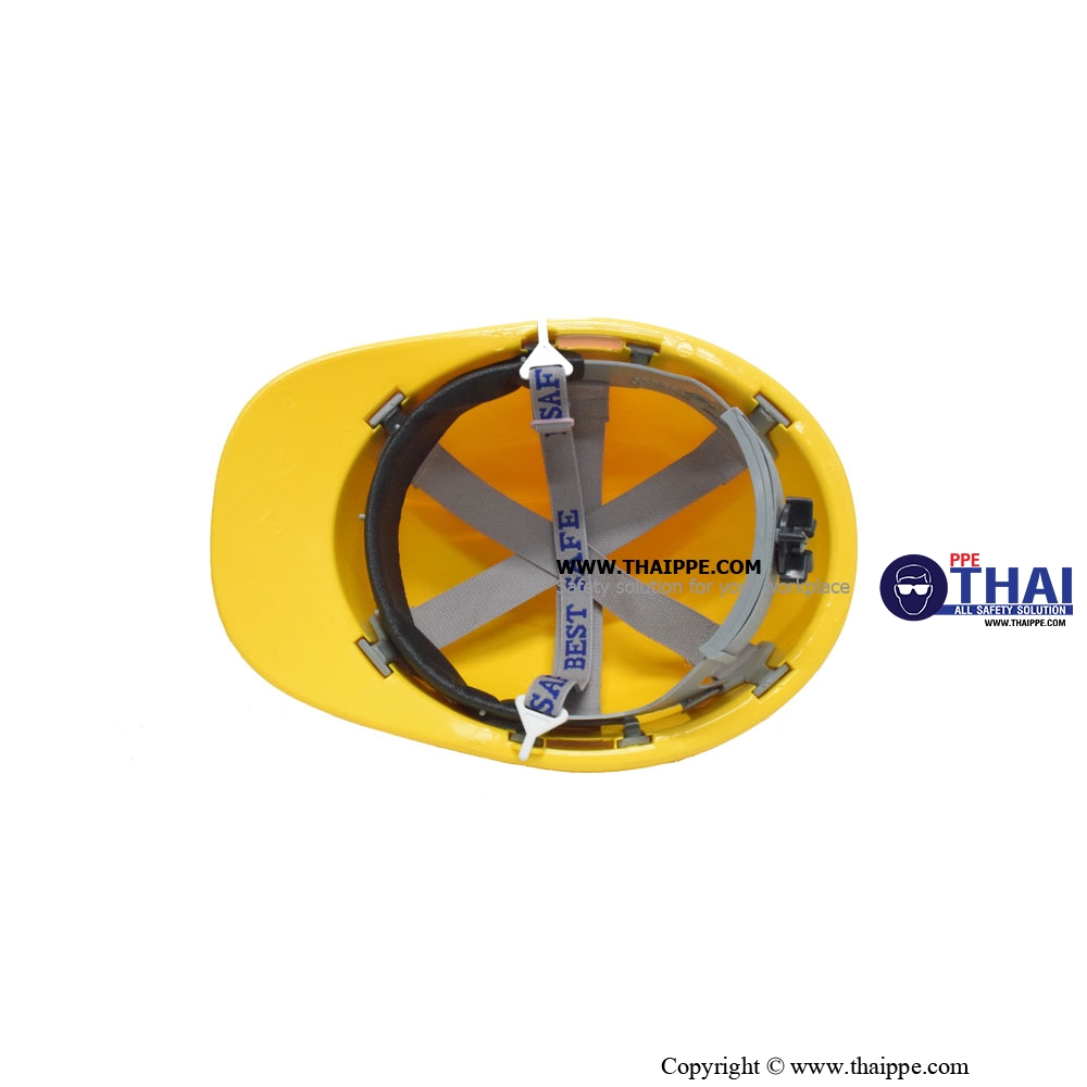 BSH-03-PREMIUM หมวกนิรภัยปรับหมุน BESTSAFE สี : สีเหลือง