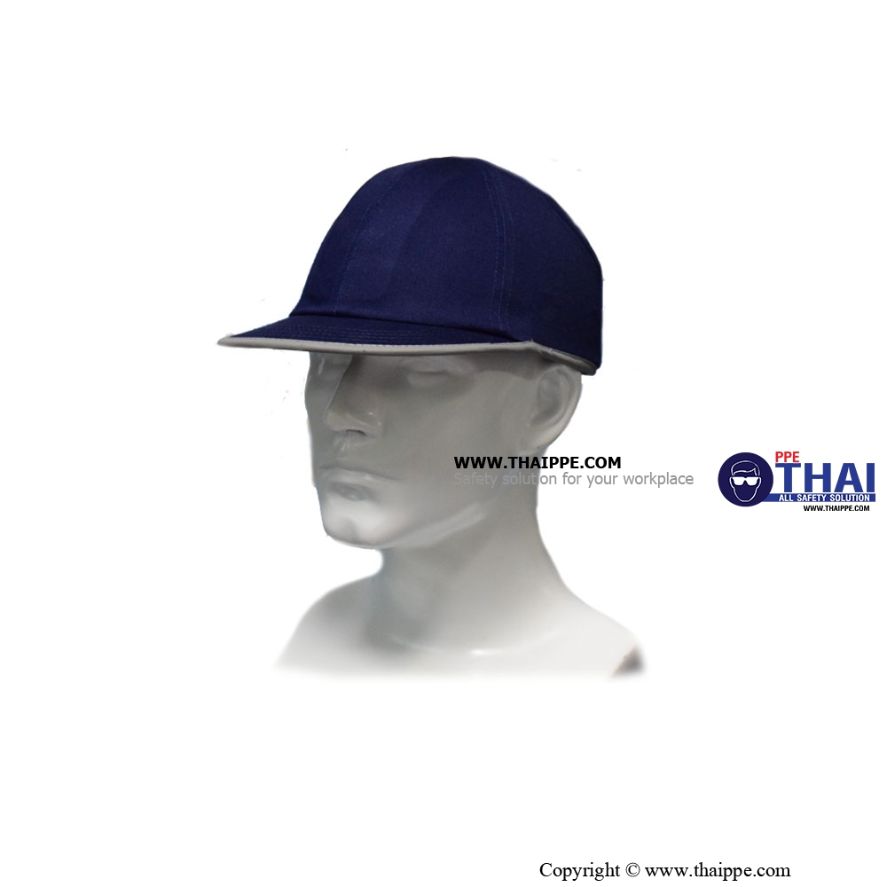 BSH-10-REFLECTIVE [DB] หมวกนิรภัยเสริมโครงไฟเบอร์กลาสสะท้อนแสง BESTSAFE สี : กรมท่า