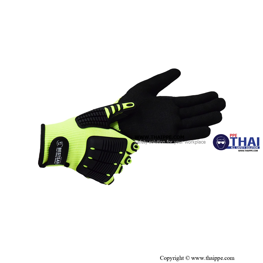 BS-RESCUE CUT & IMPACT RESISTANT GLOVE [DY1350AC-HYBLK] ถุงมือผ้าสำหรับงานทนแรงกระแทก