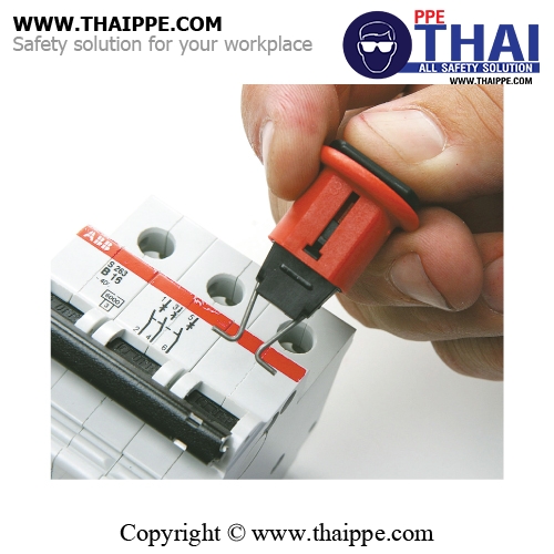  E-01 อุปกรณ์สำหรับล็อค CIRCUIT BREAKERS แบบรูข้างในปกติ ยี่ห้อ BESTSAFE