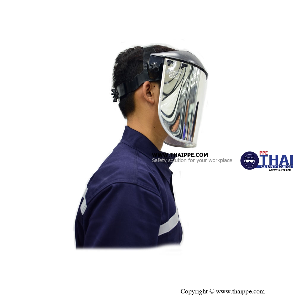 VC3-ALU (FCR3) # BESTSAFE - แผ่นกระบังหน้าเลนส์อลูมิไนซ์ #Aluminized Visor Polycarbonate