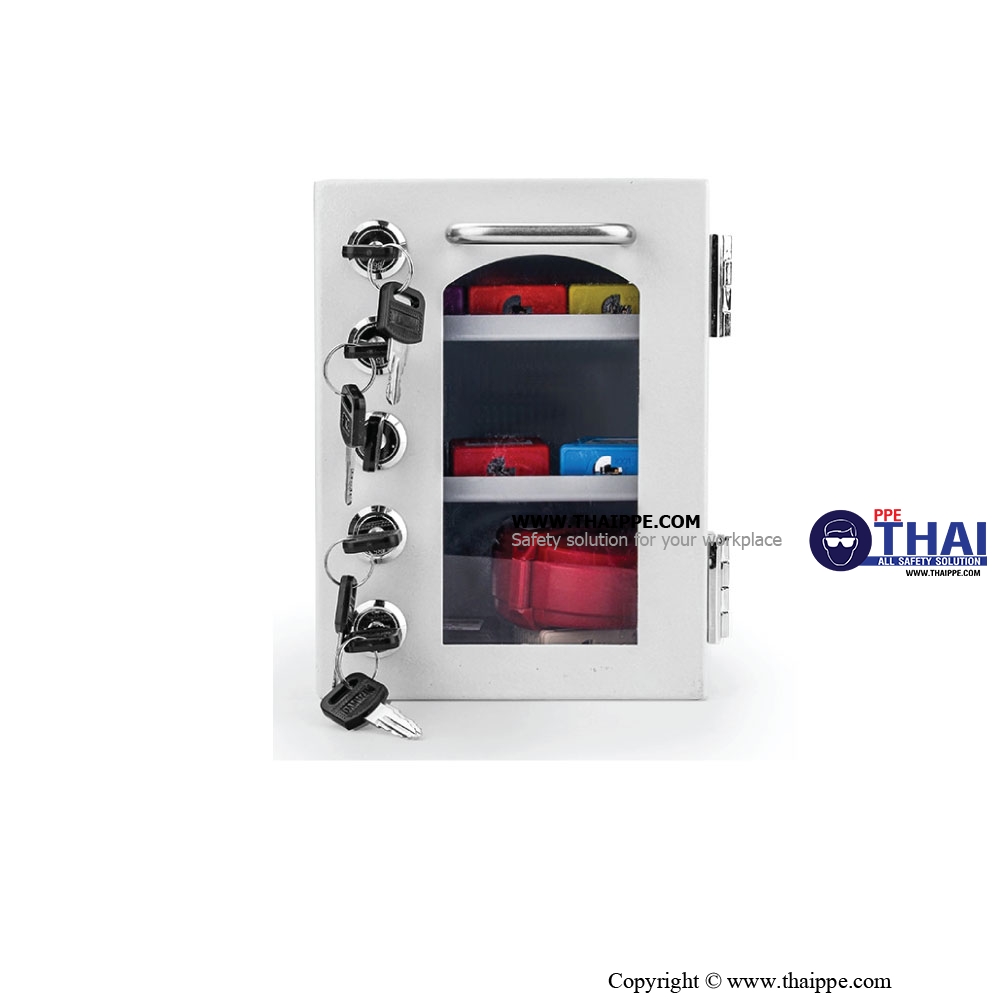 BD-X14 WALL SWITCH LOCKOUT กล่องเก็บอุปกรณ์ Lockout tagout แบบติดผนัง