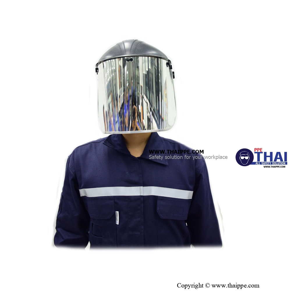 VC3-ALU (FCR3) # BESTSAFE - แผ่นกระบังหน้าเลนส์อลูมิไนซ์ #Aluminized Visor Polycarbonate