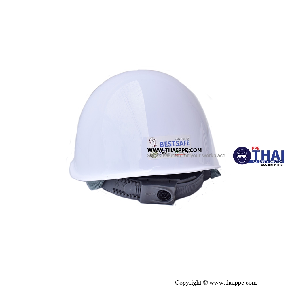 BSH-07 หมวกนิรภัยทรงญี่ปุ่น J-TECH BESTSAFE สี : ขาว