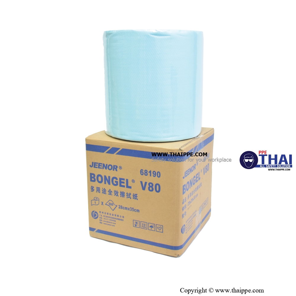 V80 JEENOR wiper 68190 # jumbo roll บรรจุ 500 Sheet / PCS