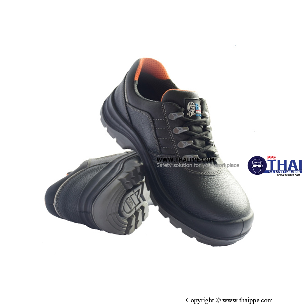 H01- GALAXY [S1] รองเท้านิรภัยหุ้มส้น สีดำ พื้น PU/TPU หัวเหล็ก ยี่ห้อ BESTSAFE