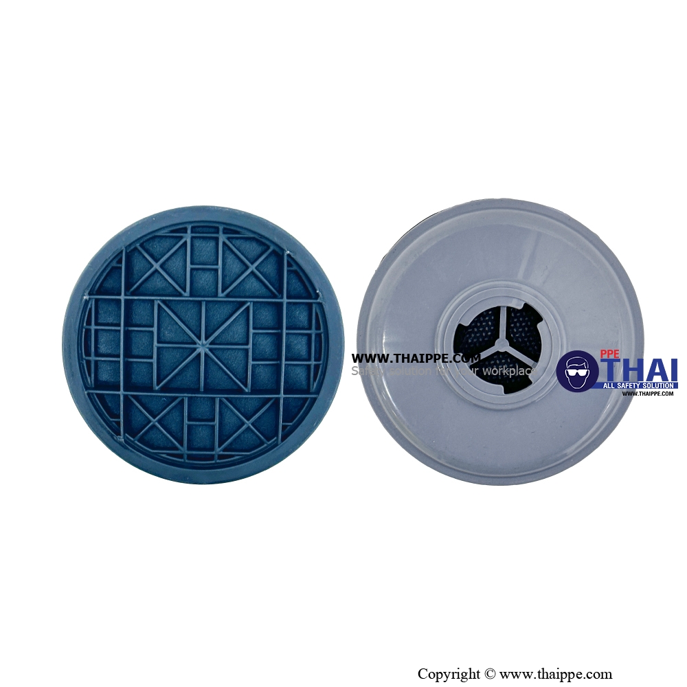 9013 ตกลับกรอง P-A-1 Organic Gas and Vapor Cartridge (Dual-Cartridge Connector) for 8809, 8809+, and 9006+ (ราคา/ชิ้น)