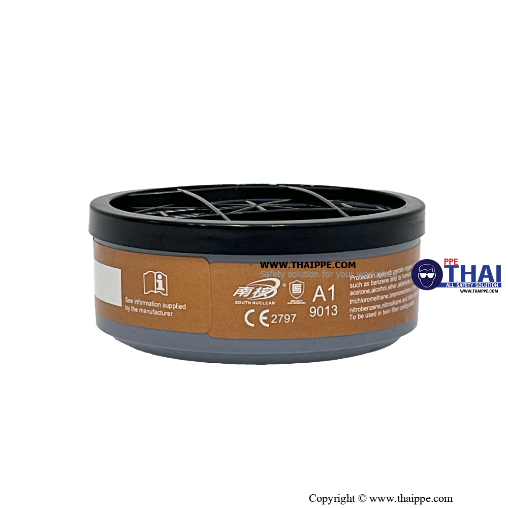 9013 ตกลับกรอง P-A-1 Organic Gas and Vapor Cartridge (Dual-Cartridge Connector) for 8809, 8809+, and 9006+ (ราคา/ชิ้น)