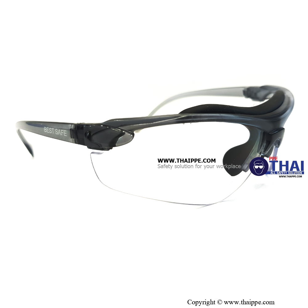 GUARD DEFENDER  A0005-C แว่นตานิรภัยเลนส์ใส ยี่ห้อ BESTSAFE