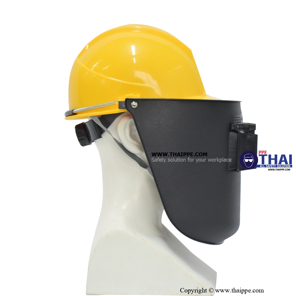 F633P-A3 [WELD HEAD 02] หน้ากากงานเชื่อมพร้อมโครงสปริง #BESTSAFE