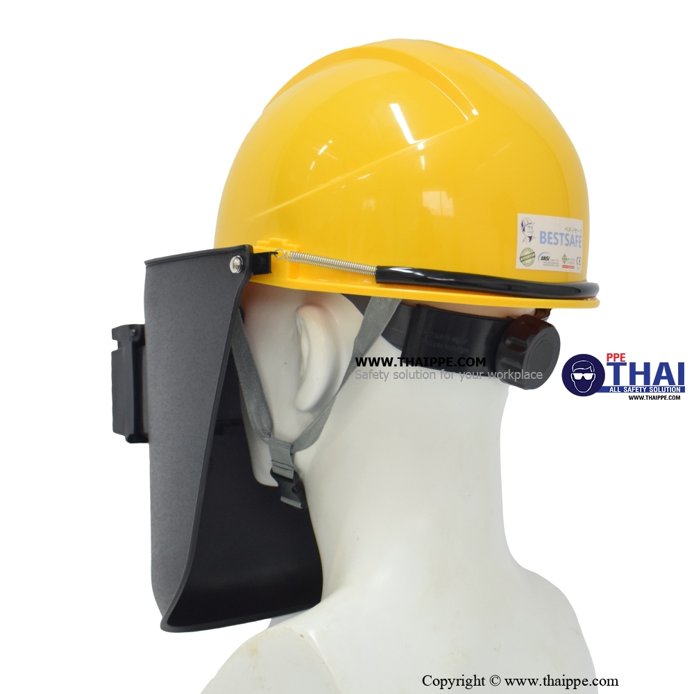 F633P-A3 [WELD HEAD 02] หน้ากากงานเชื่อมพร้อมโครงสปริง #BESTSAFE