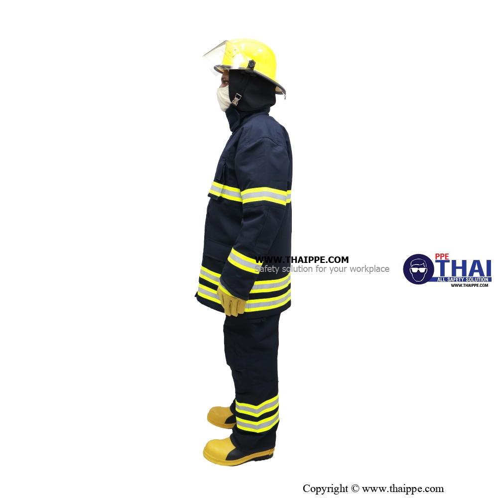 FD-B Fire DEFENDER #BESTGEAR ชุดดับเพลิง EN469 Color: NAVY BLUE
