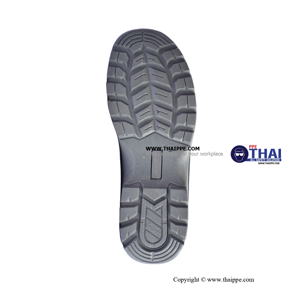  H01- GALAXY [S1] รองเท้านิรภัยหุ้มส้น สีดำ พื้น PU/TPU หัวเหล็ก ยี่ห้อ BESTSAFE