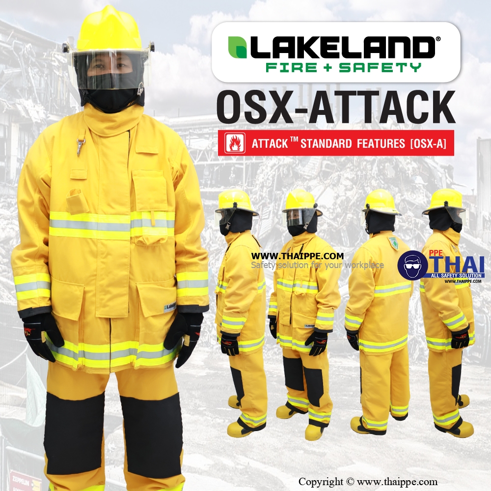 OSX Attack ชุดดับเพลิง Lakeland 