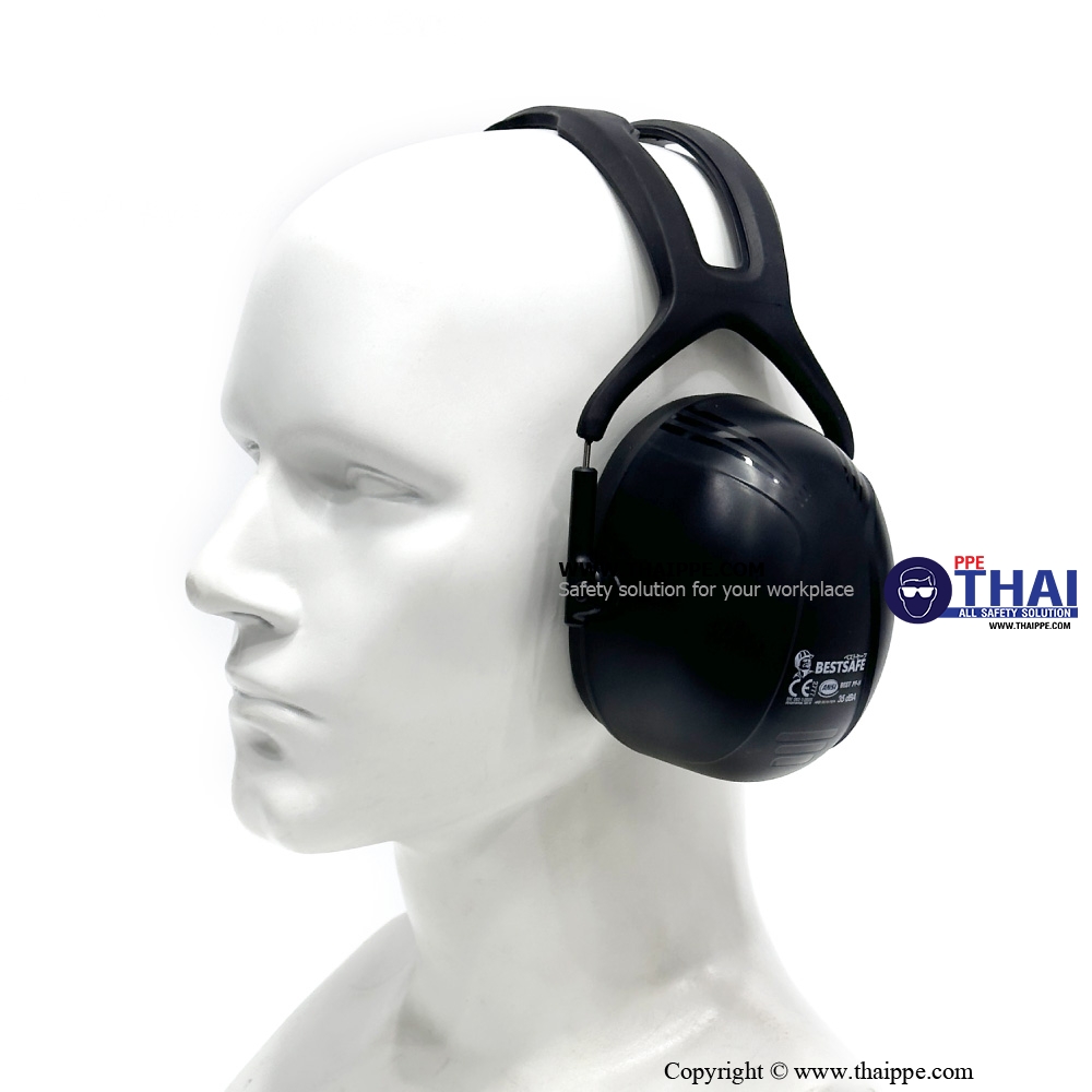BEST PF-H PROFESSIONAL MUFF-HEAD  ที่ครอบหูแบบที่คาดศีรษะ #BESTSAFE