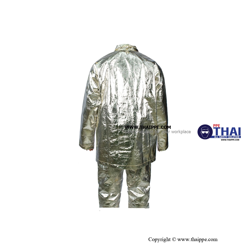BS-AL-SET 01 เสื้อโค๊ทอลูมิไนซ์ + กางเกงขายาวอลูมิไนซ์  # BESTSAFE