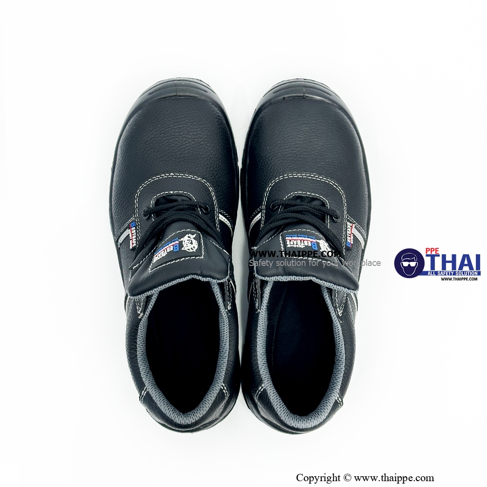 V01-HEATTECH [SB PL SR FO HRO HI CI WPA] #BESTSAFE รองเท้านิรภัยหุ้มส้น สีดำ พื้น Nitrile, หัว COMPOSITE , พื้นเสริมกันทะลุ Dynaflex ,Insole PU memory foam