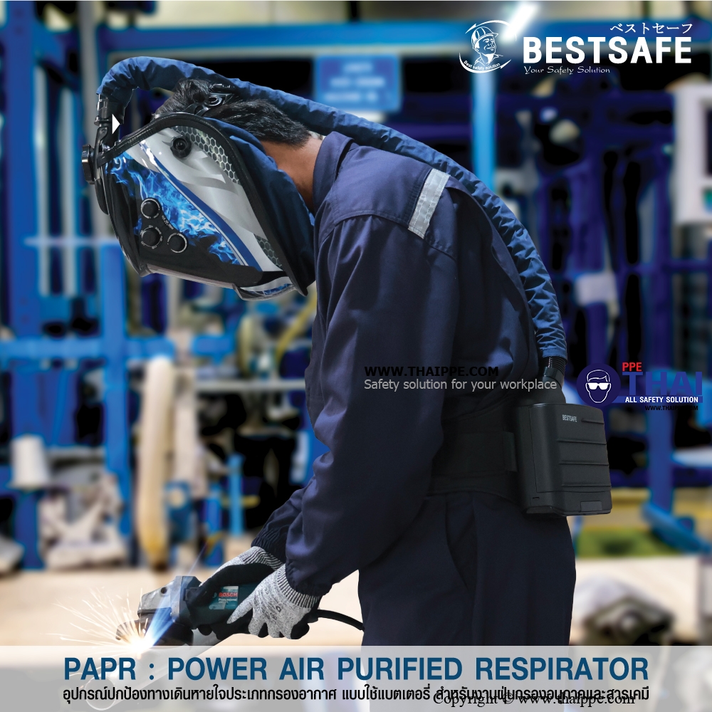 BESTSAFE AIR CLEAN SERIES# Welding  กระบังหน้านิรภัย (Welding Visor) 