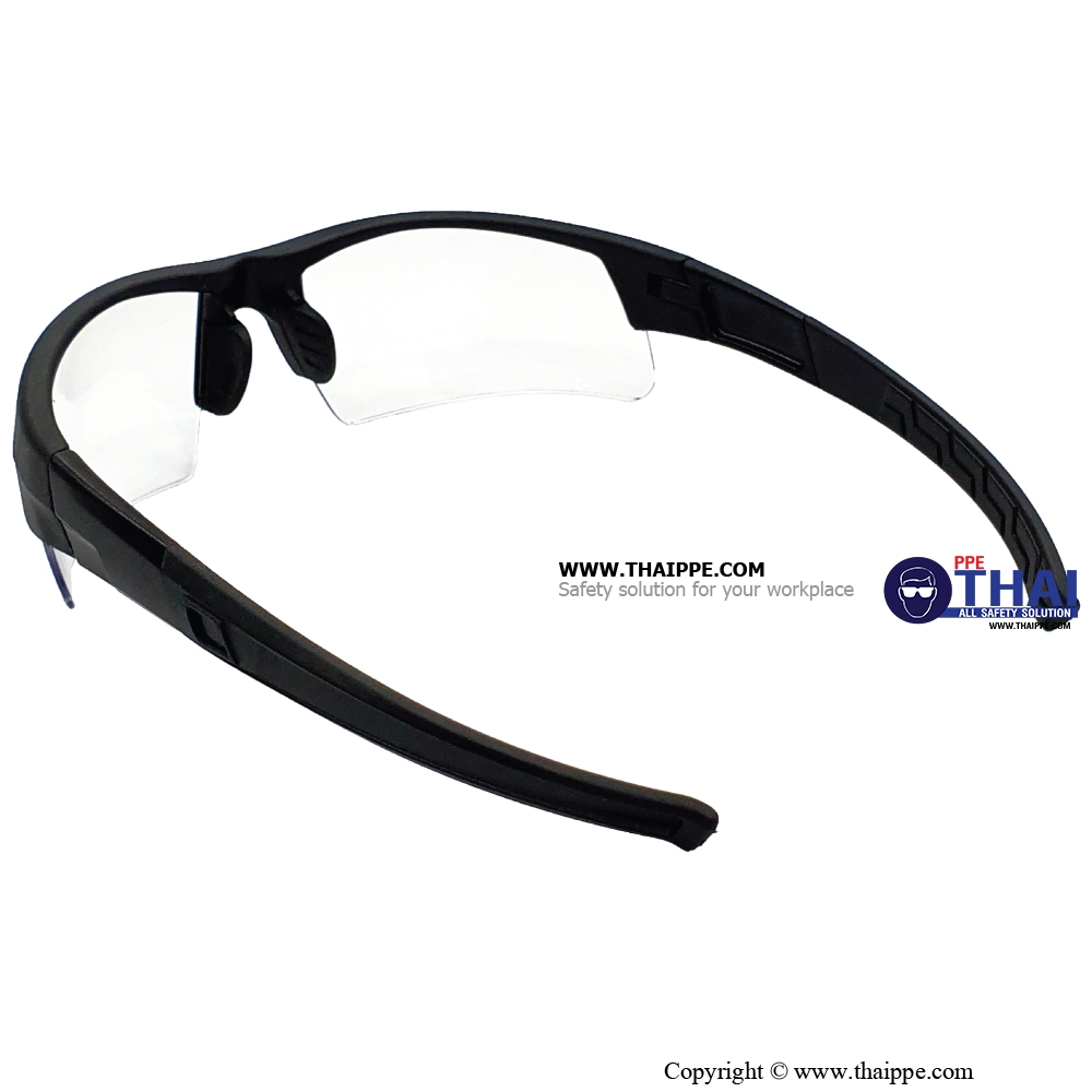 ALPHA-A011-C แว่นตานิรภัยเลนส์ใส ยี่ห้อ BESTSAFE