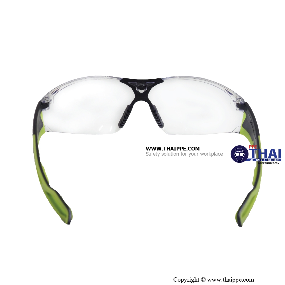 Alatic A002-C แว่นตานิรภัยเลนส์ใส ยี่ห้อ BESTSAFE
