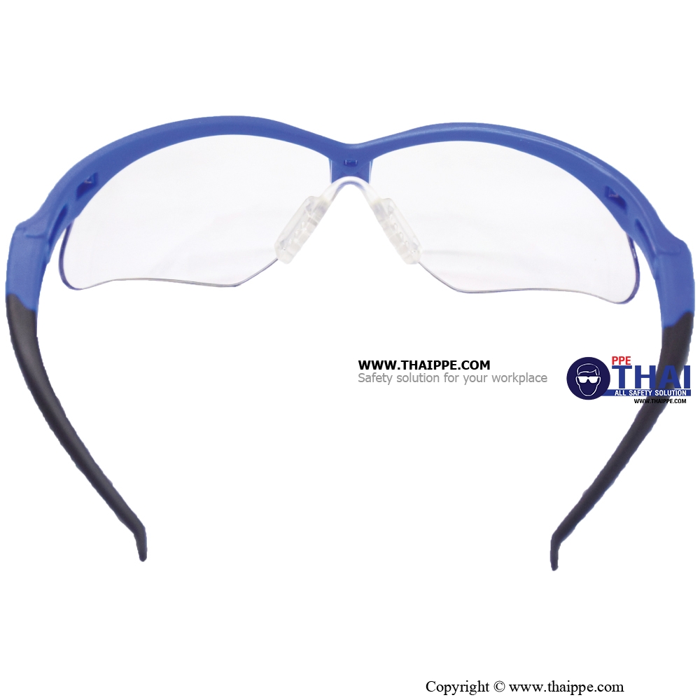 BLUE SKY A010-C แว่นตานิรภัยเลนส์ใส ยี่ห้อ BESTSAFE