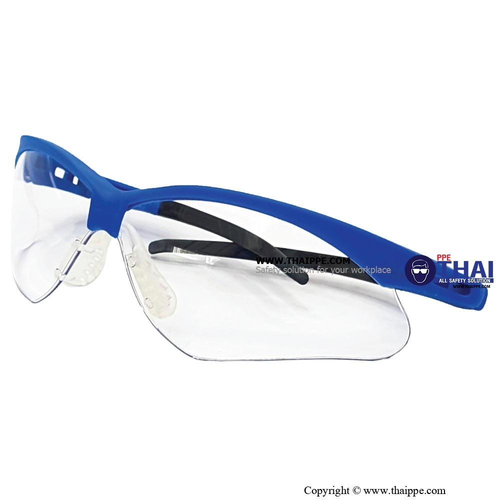 BLUE SKY A010-C แว่นตานิรภัยเลนส์ใส ยี่ห้อ BESTSAFE