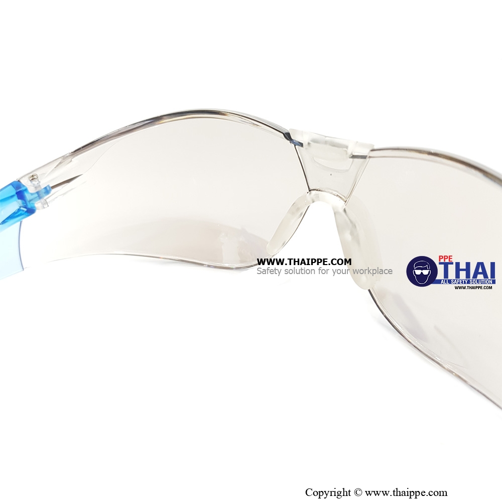 Priority A013-M แว่นตานิรภัยเลนส์ใสฉาบปรอท ยี่ห้อ BESTSAFE