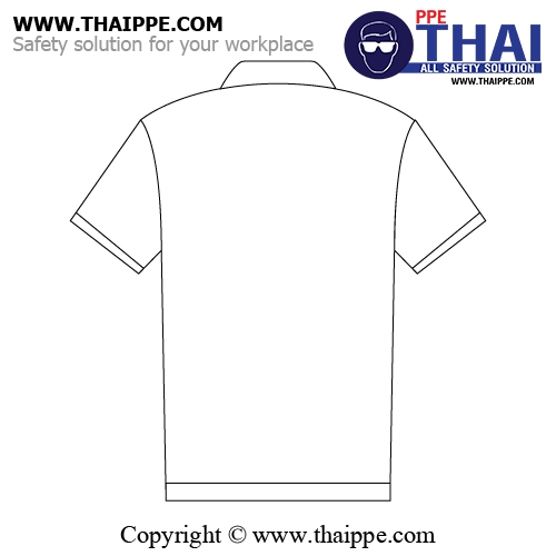  เสื้อ POLO-ผู้ชาย แบบมีกระเป๋าหน้าอกซ้าย ผ้า TK