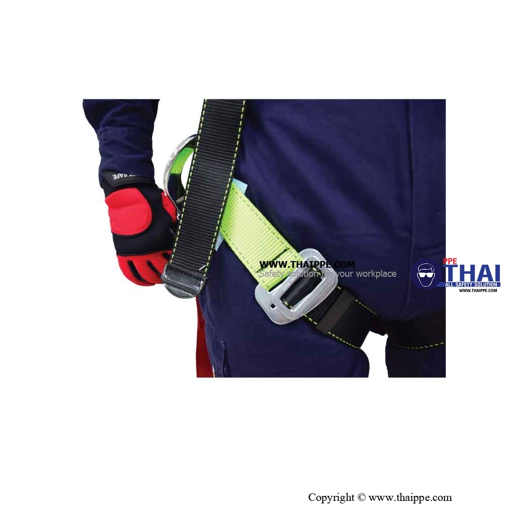 BEST BS HI VIZ 01  เข็มขัดนิรภัยเต็มตัวแบบสะท้อนแสง (Full body harness) # BESTSAFE